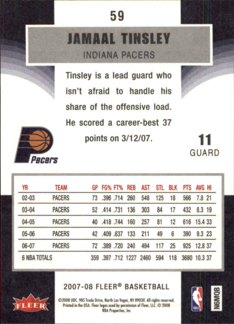 2007-08 Fleer Basketball (Pick Card From List) C3 11-24 - Picture 93 of 321