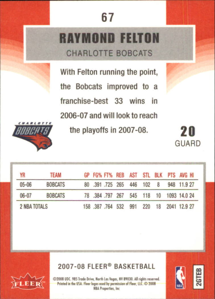 2007-08 Fleer Basketball (Pick Card From List) C3 11-24 - Picture 105 of 321