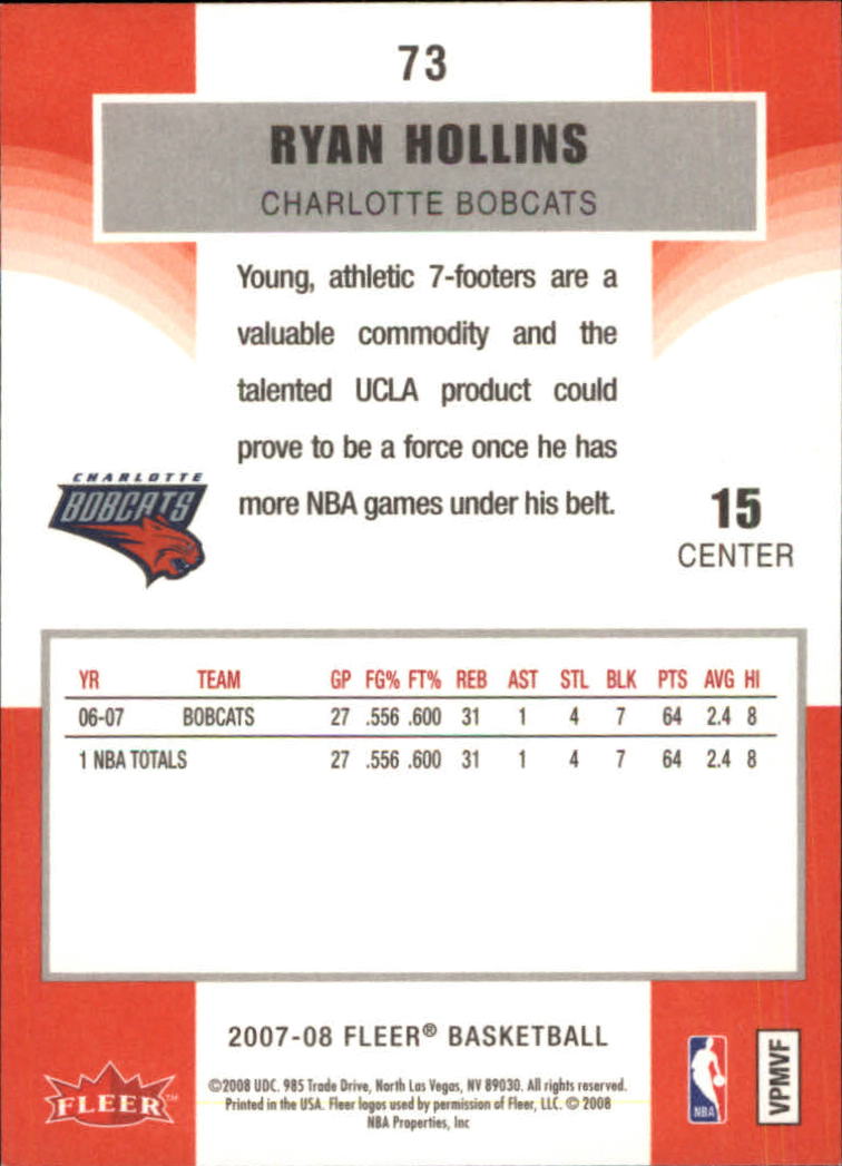 2007-08 Fleer Basketball (Pick Card From List) C3 11-24 - Picture 115 of 321