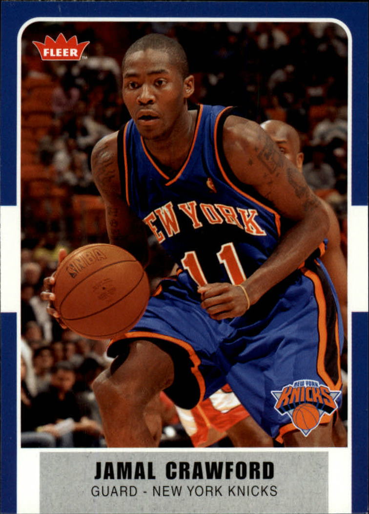 2007-08 Fleer #75 Jamal Crawford UER/New Jersey Knicks on back