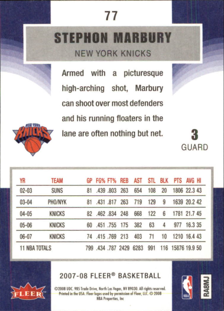 B3858- 2007-08 Fleer Bk Card #s 1-235 +Inserts -You Pick- 15+ FREE US SHIP - Picture 127 of 335