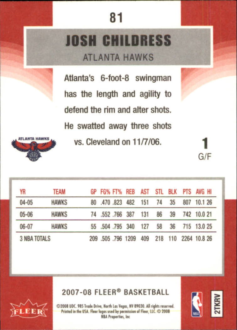 2007-08 Fleer Basketball (Pick Card From List) C3 11-24 - Picture 127 of 321