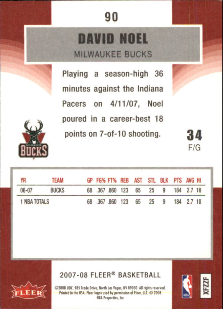 2007-08 Fleer Basketball (Pick Card From List) C3 11-24 - Picture 141 of 321