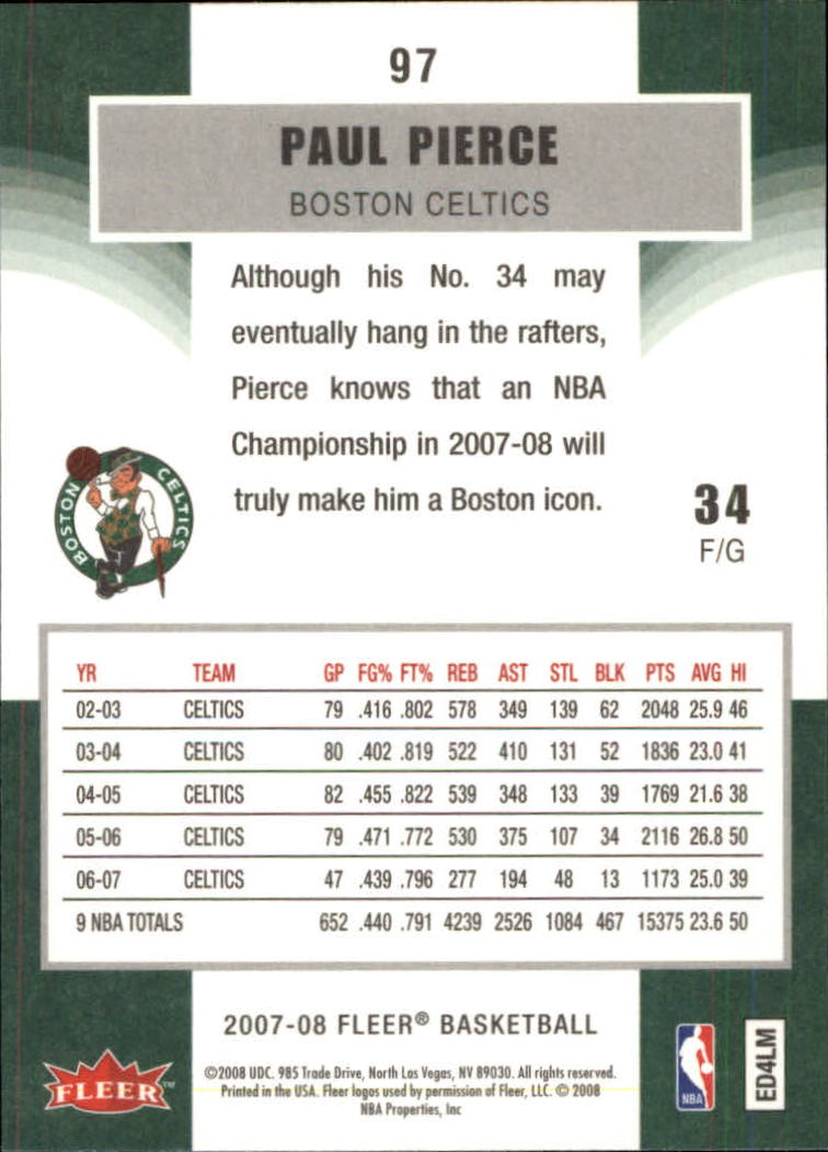 Paul Pierce cards (1999-2021) Celtics Nets - You Choose - Bild 212 von 360