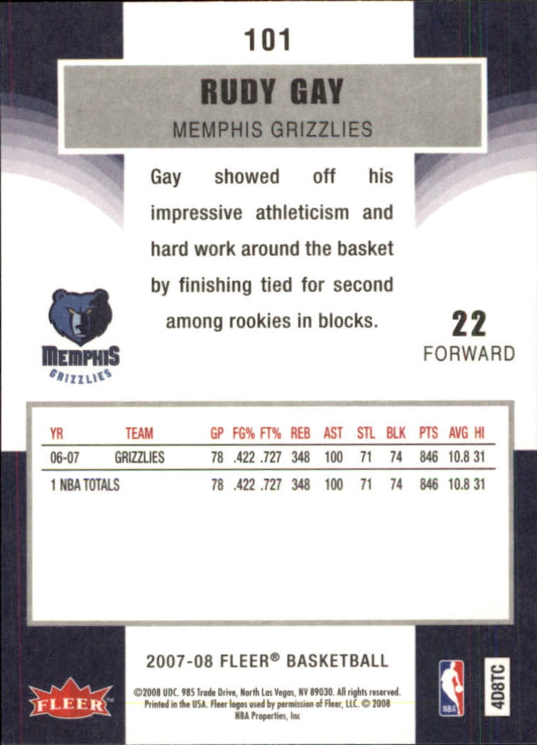 2007-08 Fleer Basketball (Pick Card From List) C3 11-24 - Picture 155 of 321