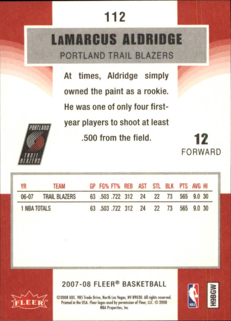 B3858- 2007-08 Fleer Bk Card #s 1-235 +Inserts -You Pick- 15+ FREE US SHIP - Picture 187 of 335