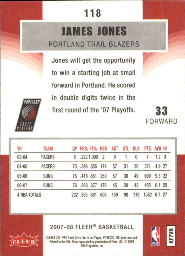 2007-08 Fleer Basketball (Pick Card From List) C3 11-24 - Picture 177 of 321