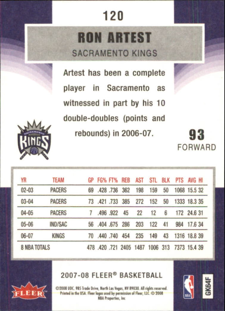 2007-08 Fleer Basketball (Pick Card From List) C3 11-24 - Picture 181 of 321