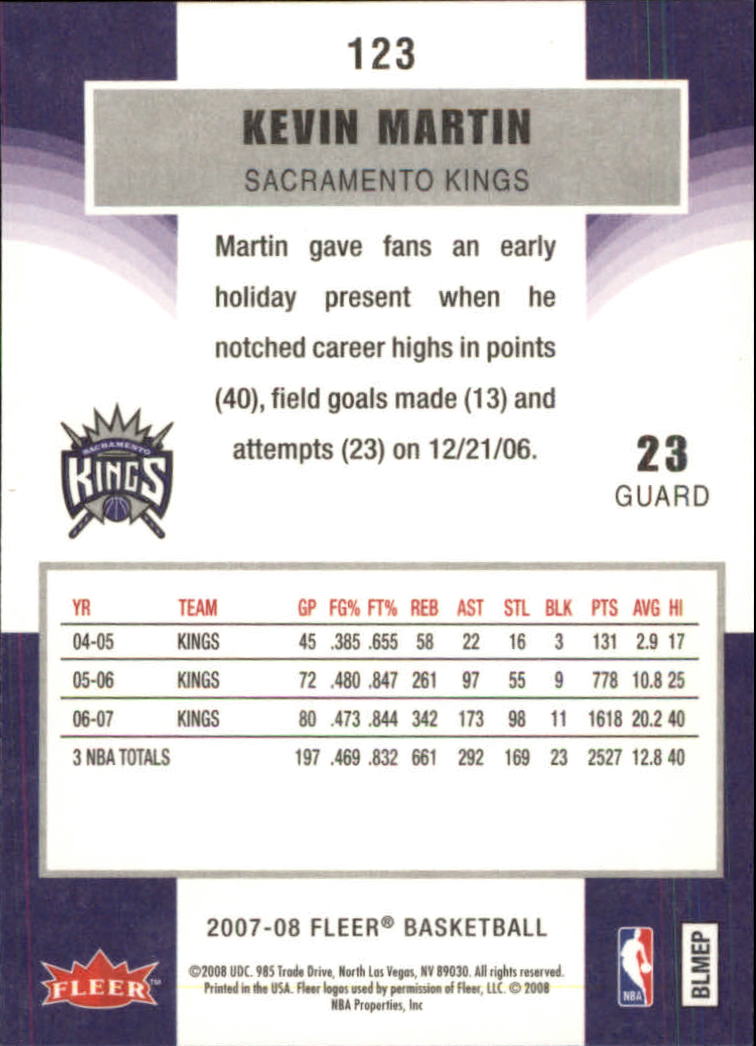 2007-08 Fleer Basketball (Pick Card From List) C3 11-24 - Picture 187 of 321