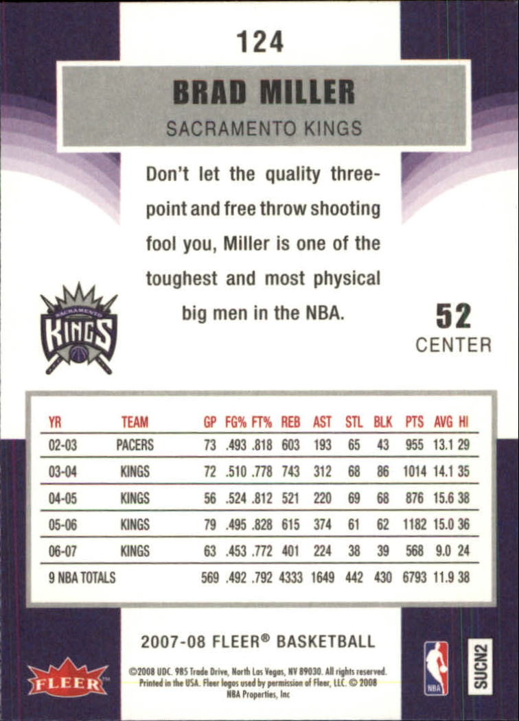 2007-08 Fleer Basketball (Pick Card From List) C3 11-24 - Picture 189 of 321