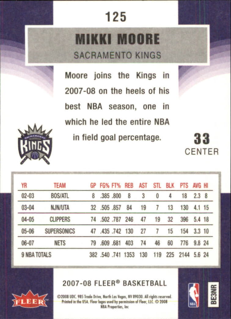 2007-08 Fleer Basketball (Pick Card From List) C3 11-24 - Picture 191 of 321