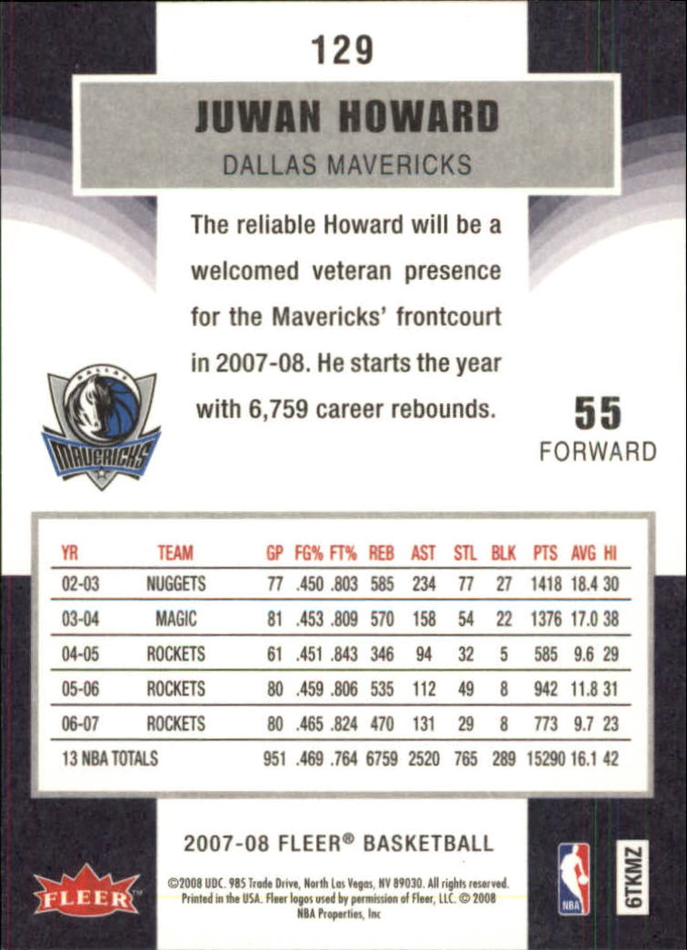 2007-08 Fleer Basketball (Pick Card From List) C3 11-24 - Picture 197 of 321