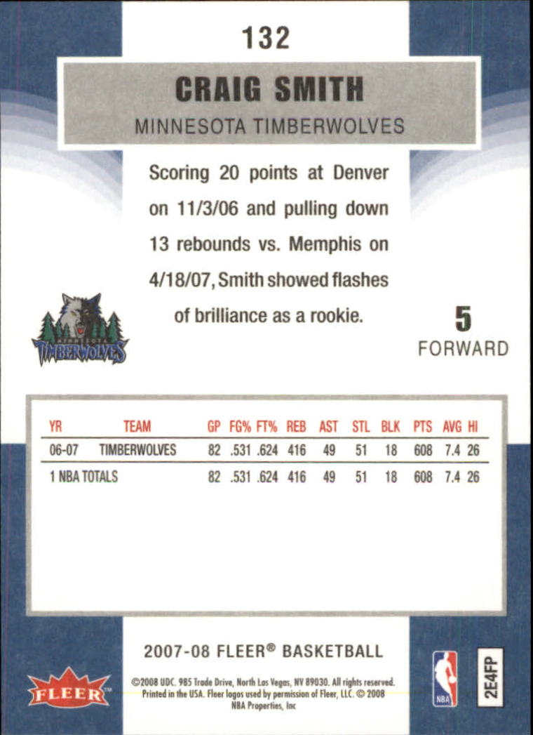 2007-08 Fleer Basketball (Pick Card From List) C3 11-24 - Picture 203 of 321