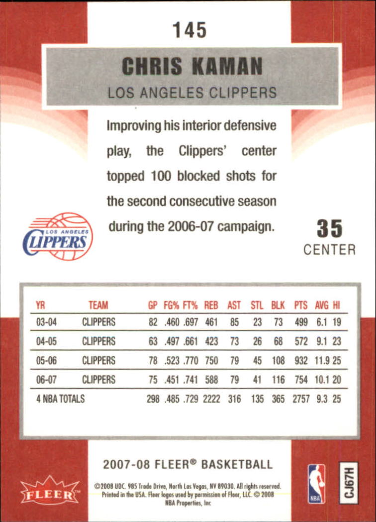 2007-08 Fleer Basketball (Pick Card From List) C3 11-24 - Picture 229 of 321