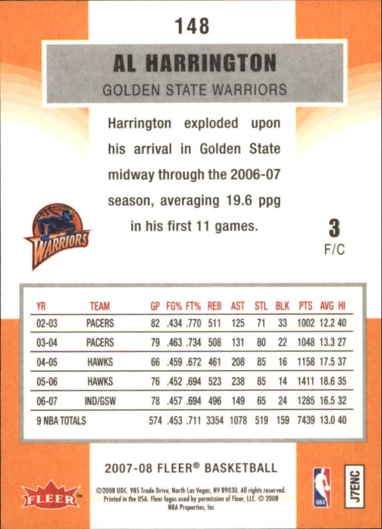 2007-08 Fleer Basketball (Pick Card From List) C3 11-24 - Picture 235 of 321