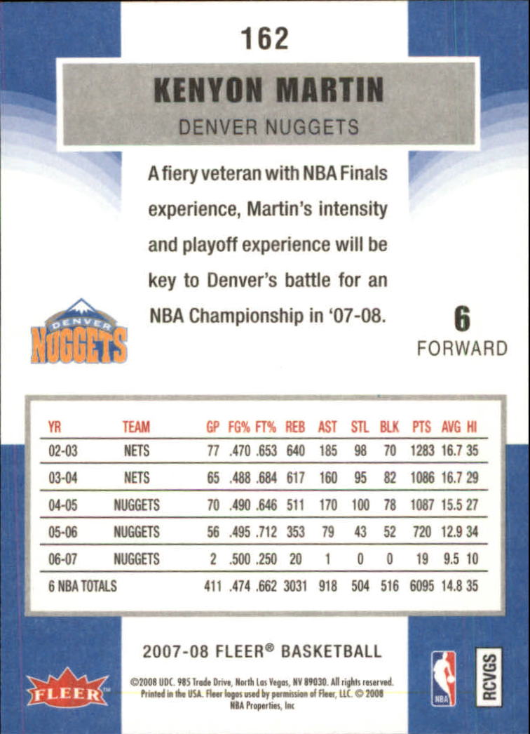 2007-08 Fleer Basketball (Pick Card From List) C3 11-24 - Picture 249 of 321