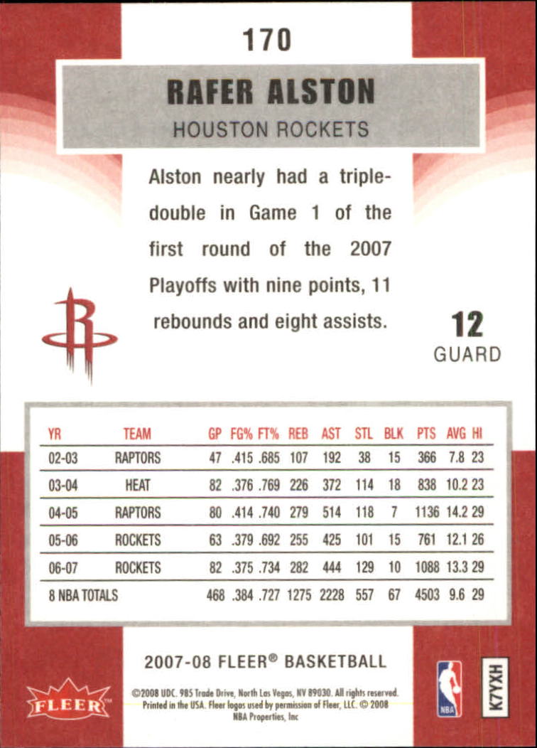 2007-08 Fleer Basketball (Pick Card From List) C3 11-24 - Picture 263 of 321