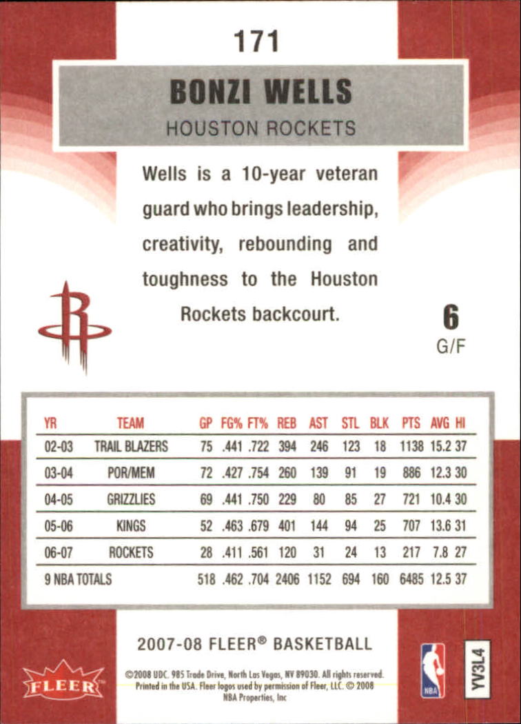2007-08 Fleer Basketball (Pick Card From List) C3 11-24 - Picture 265 of 321