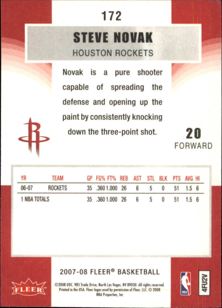 2007-08 Fleer Basketball (Pick Card From List) C3 11-24 - Picture 267 of 321