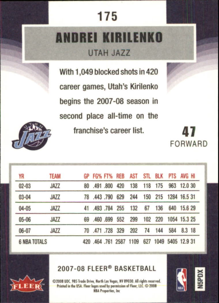 2007-08 Fleer Basketball (Pick Card From List) C3 11-24 - Picture 273 of 321