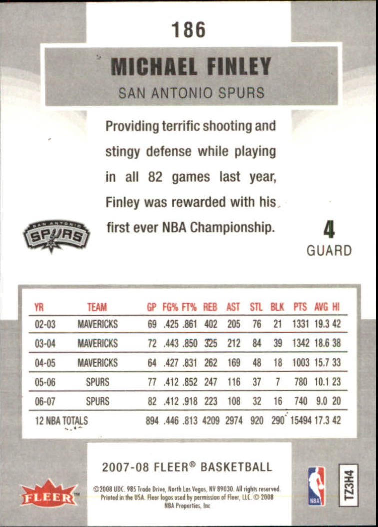 2007-08 Fleer Basketball (Pick Card From List) C3 11-24 - Picture 287 of 321