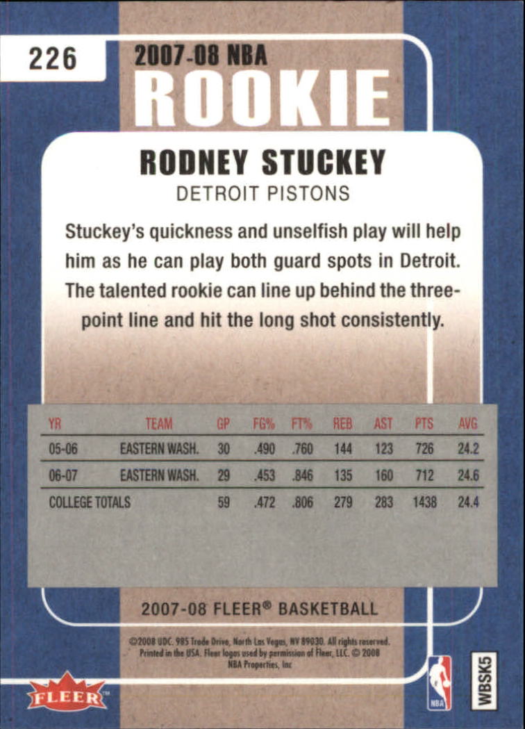 B3858- 2007-08 Fleer Bk Card #s 1-235 +Inserts -You Pick- 15+ FREE US SHIP - Picture 321 of 335