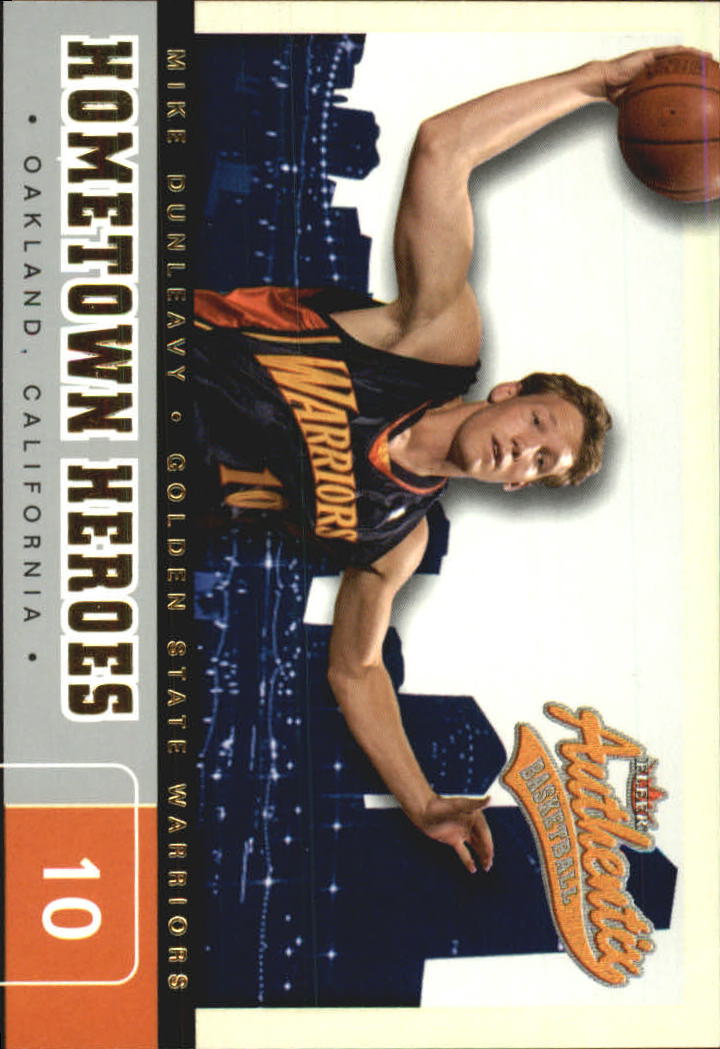 2002-03 Fleer Authentix Hometown Heroes Gold #14 Mike Dunleavy