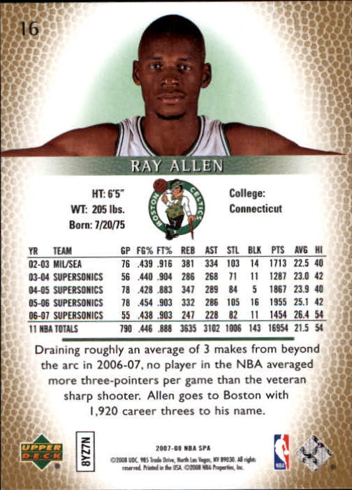 Ray Allen cards (1997-2021) Bucks Celtics Sonics Heat - Picture 267 of 349