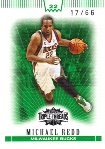 2007-08 Topps Triple Threads Emerald #2 Michael Redd