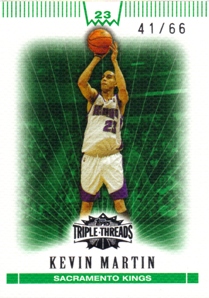 2007-08 Topps Triple Threads Emerald #60 Kevin Martin