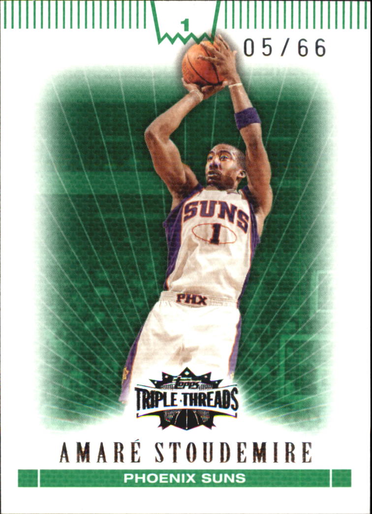 2007-08 Topps Triple Threads Emerald #61 Amare Stoudemire
