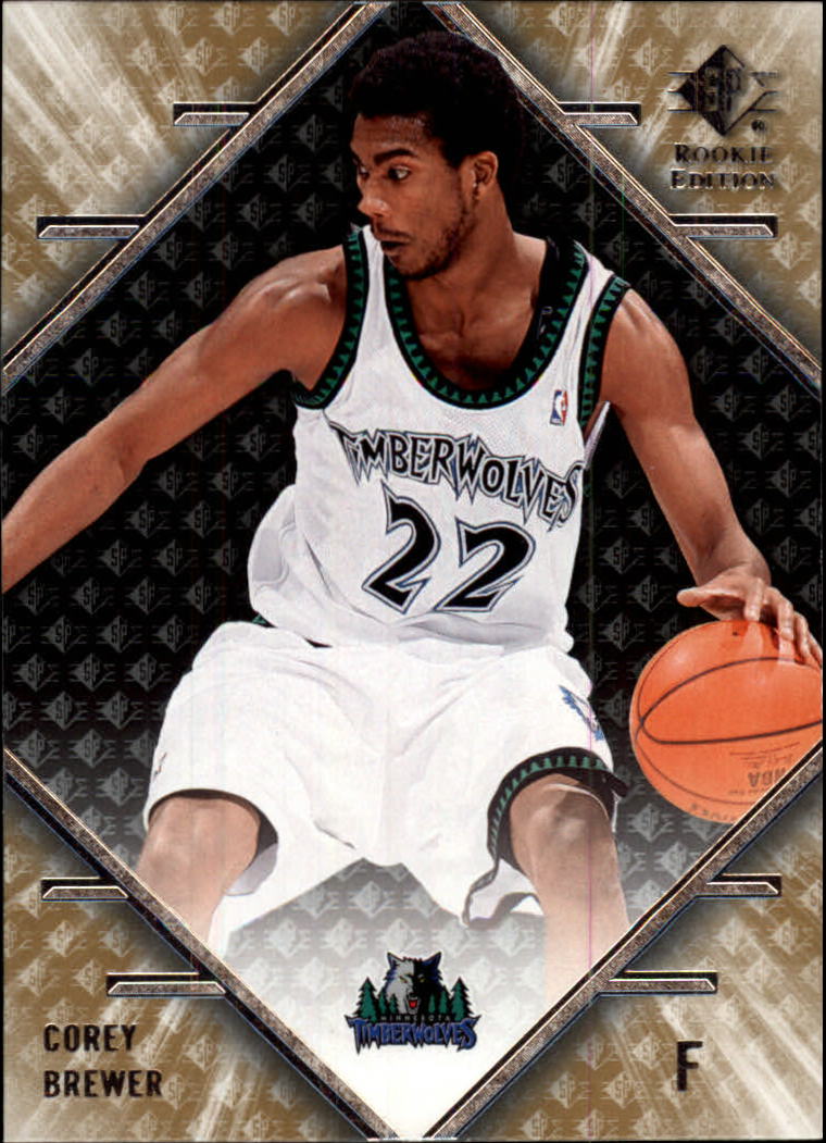 2007-08 SP Rookie Edition #65 Corey Brewer RC