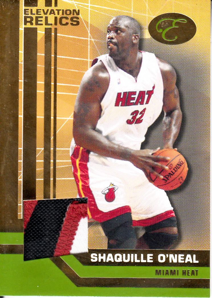 2007-08 Bowman Elevation Relics Patches Green #SO Shaquille O'Neal