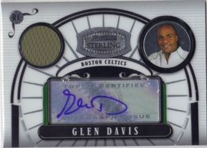 2007-08 Bowman Sterling #GD1 Glen Davis JSY AU/218