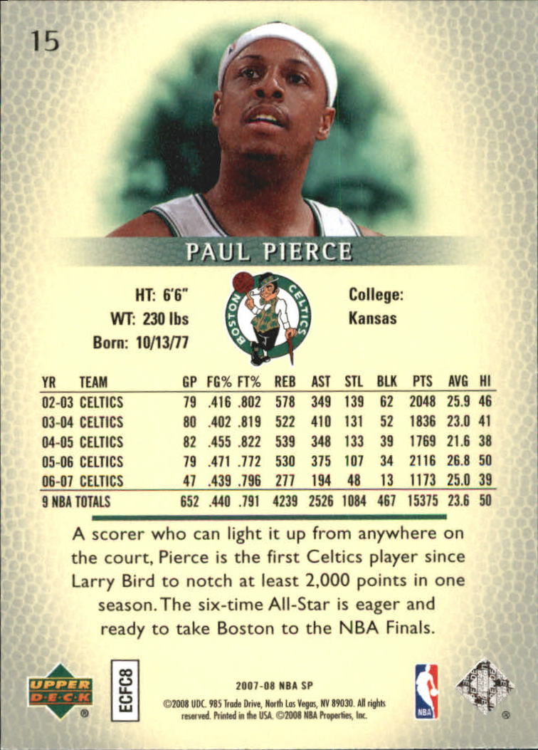 Paul Pierce cards (1999-2021) Celtics Nets - You Choose - Bild 216 von 360