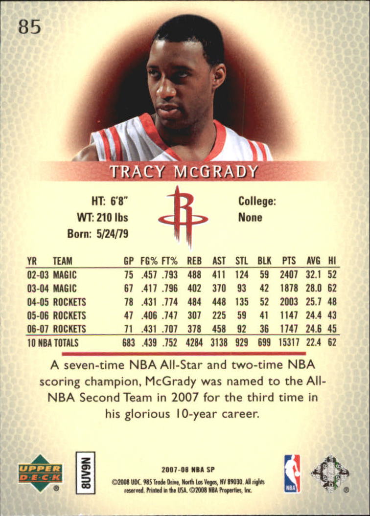 Tracy McGrady cards (1998-2021) Magic Raptors Rockets - You Choose - Picture 226 of 275