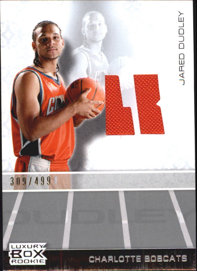 2007-08 Topps Luxury Box Rookie Relics #JD Jared Dudley