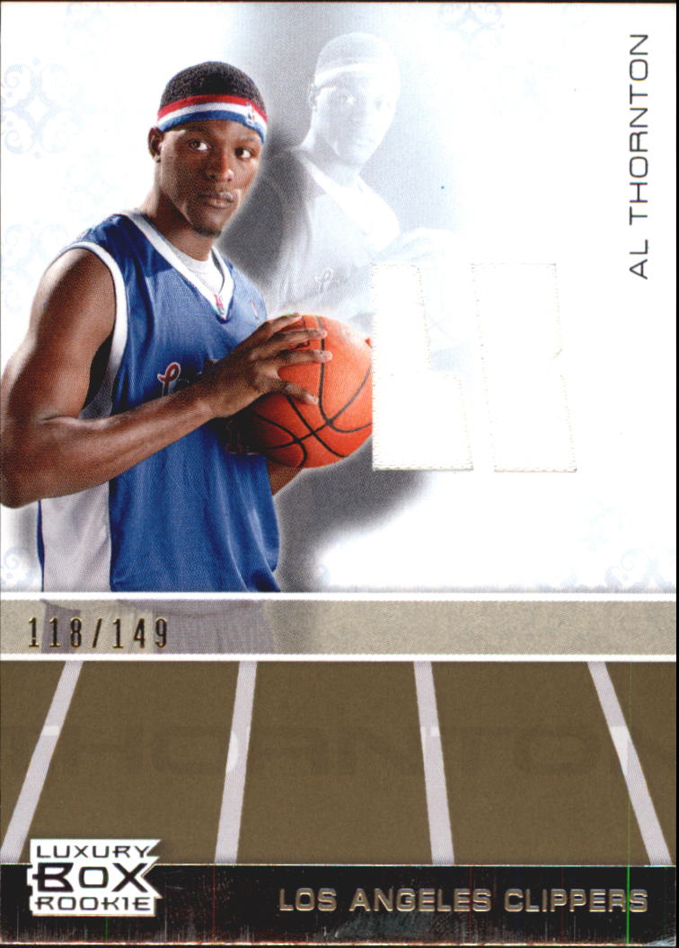 2007-08 Topps Luxury Box Rookie Relics Gold #AT Al Thornton