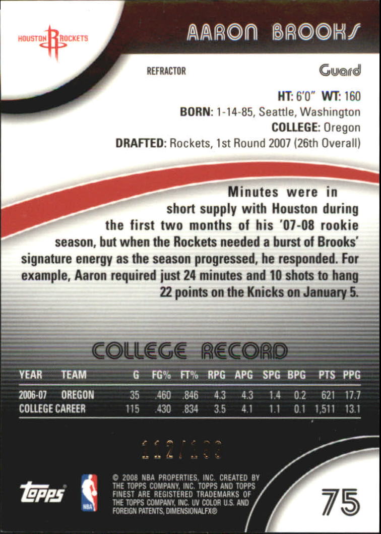 2007-08 Finest Refractors Blue Basketball You Pick - Bild 9 von 14