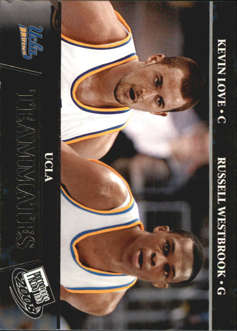 2008 Press Pass #56 Kevin Love/Russell Westbrook