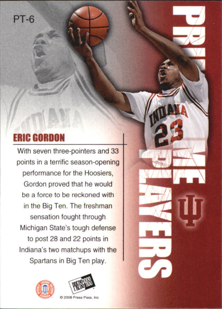 2008 Press Pass Basketball "Primetime Players" Insert Cards - Picture 9 of 13