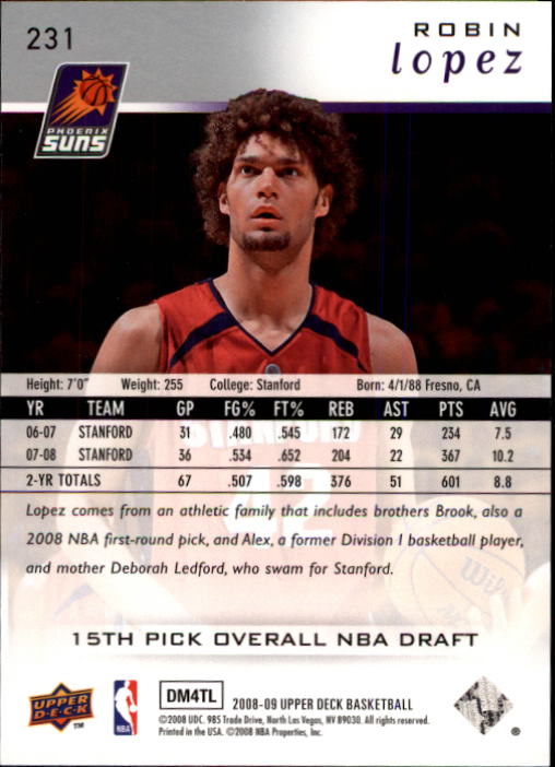 B2204- 2008-09 Upper Deck Bk Cards 1-266 +Inserts -You Pick- 15+ FREE US SHIP - Picture 381 of 423