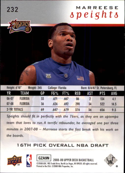 B2204- 2008-09 Upper Deck Bk Cards 1-266 +Inserts -You Pick- 15+ FREE US SHIP - Picture 383 of 423