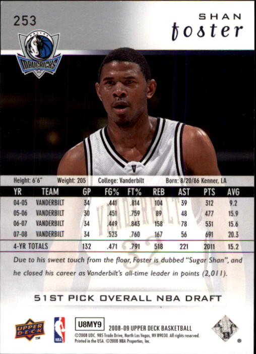 B2204- 2008-09 Upper Deck Bk Cards 1-266 +Inserts -You Pick- 15+ FREE US SHIP - Picture 403 of 423
