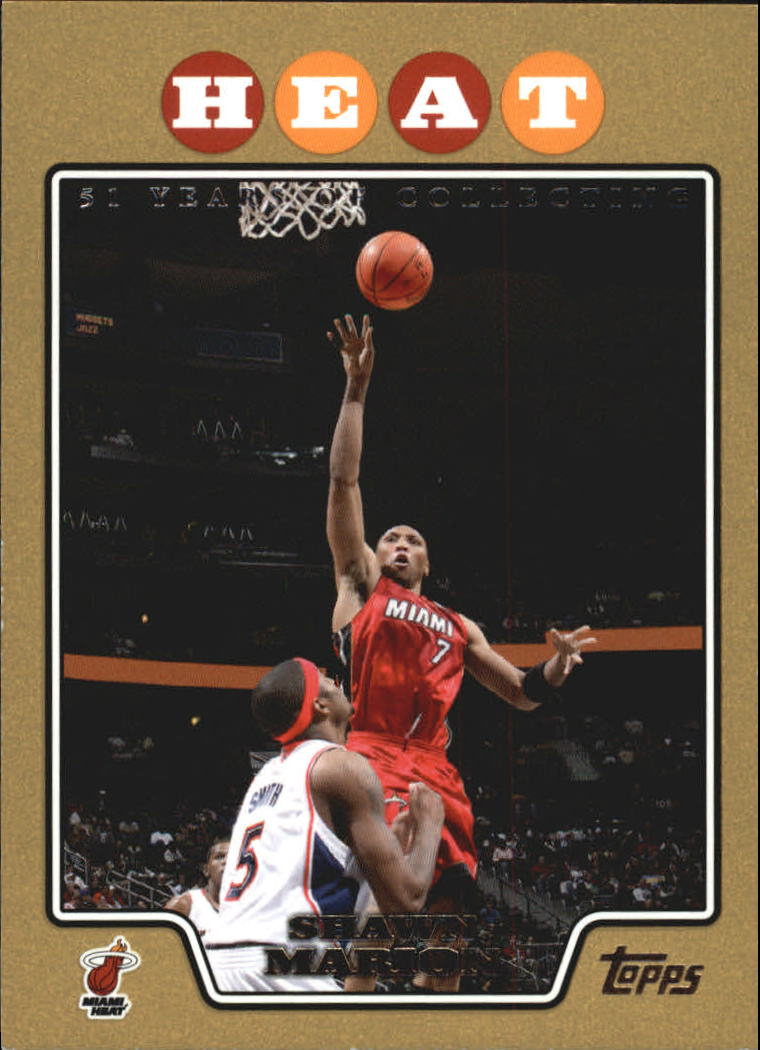 2008-09 Topps Gold Border #31 Shawn Marion