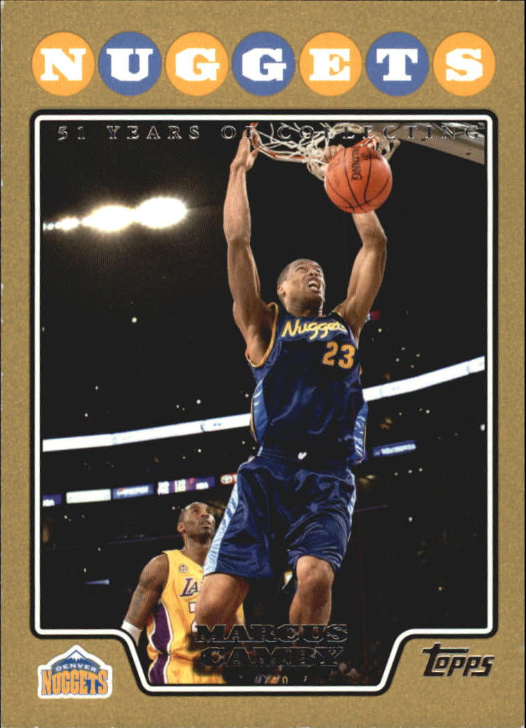 2008-09 Topps Gold Border #103 Marcus Camby
