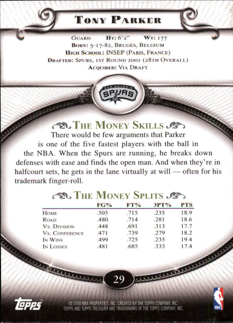 Tony Parker cards (2002-2018) Spurs Hornets - You Choose - Picture 130 of 227