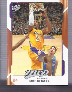2008-09 Upper Deck MVP #69 Kobe Bryant