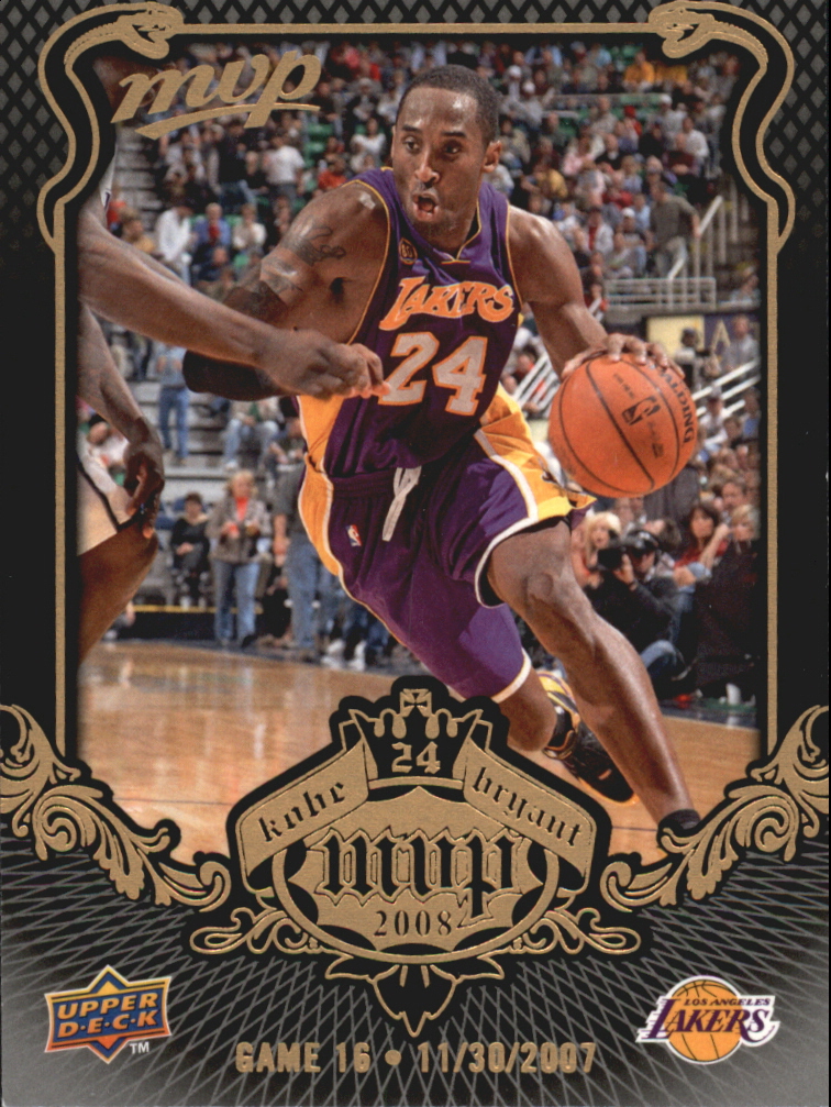 2008-09 Upper Deck MVP Kobe MVP #KB16 Kobe Bryant