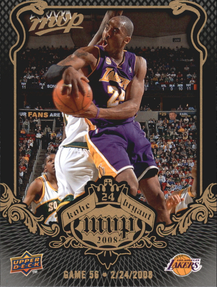 2008-09 Upper Deck MVP Kobe MVP #KB56 Kobe Bryant